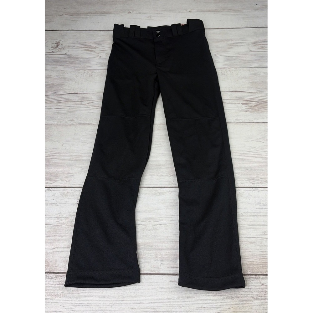 New w/ Tags Champro Sports Black Baseball Pants Long Youth Medium Open Leg